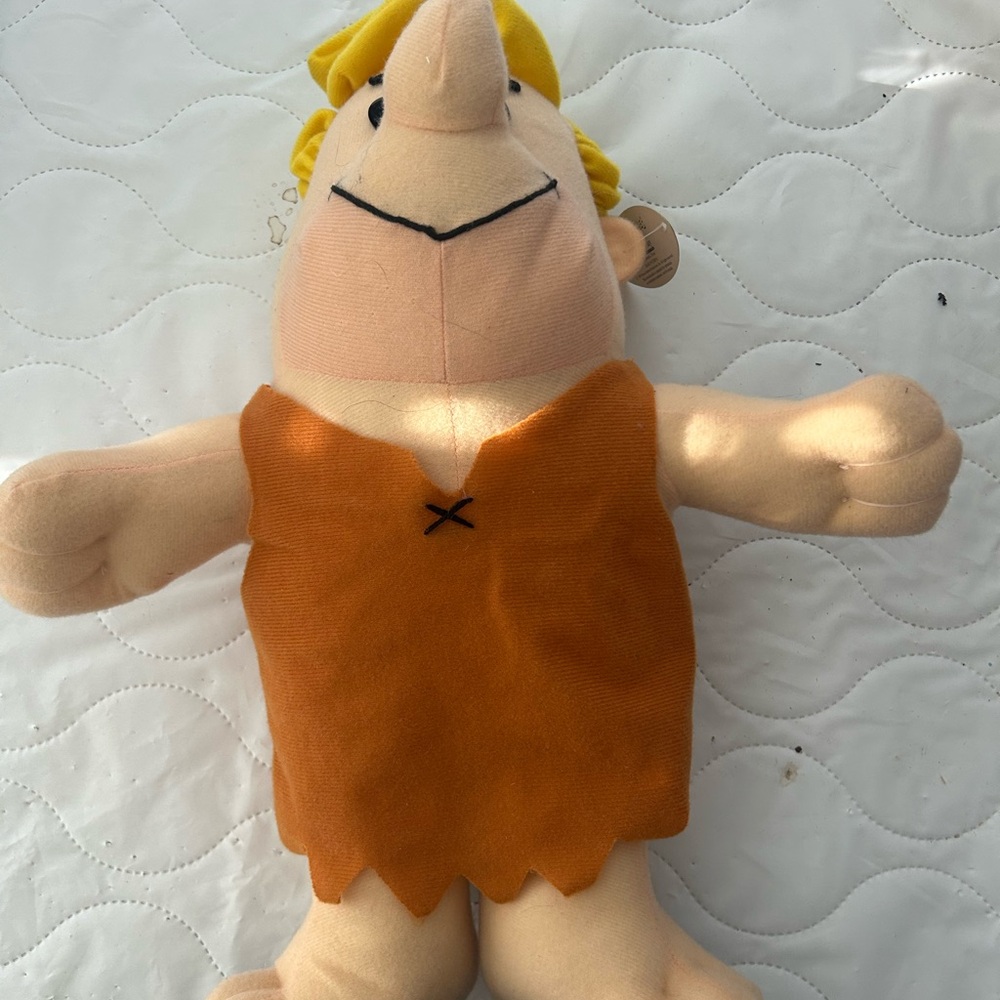 Orange and Cream Stuffed Toy